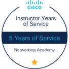 Cisco Networking Academy Instructor 5 Years of Service badge